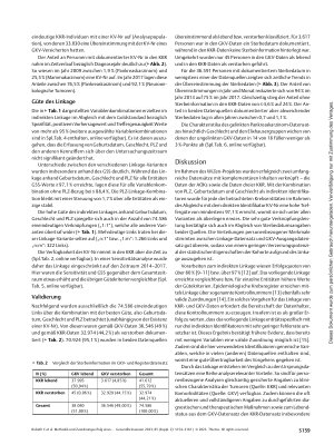 Vorschauseite 6: Methodik und Zuordnungserfolg eines Linkage von Daten klinischer Krebsregister mit Abrechnungsdaten gesetzlicher Krankenkassen