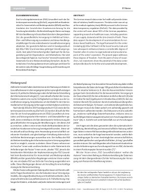 Vorschauseite 2: Forschungsdatenzentrum Gesundheit – Vision für eine Weiterentwicklung aus Sicht der Forschung