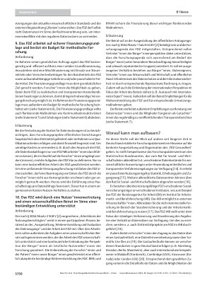 Vorschauseite 6: Forschungsdatenzentrum Gesundheit – Vision für eine Weiterentwicklung aus Sicht der Forschung