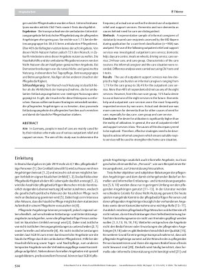 Vorschauseite 2: Wunsch und Wirklichkeit: Diskrepanz zwischen tatsächlicher und beabsichtigter Nutzung von ambulanten Entlastungsangeboten