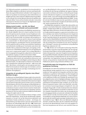 Vorschauseite 4: Mixed Methods-Studien in der Versorgungsforschung: Anforderungen, Herausforderungen und die Frage der Integration – ein Diskussionspapier aus der Perspektive qualitativ Forschender