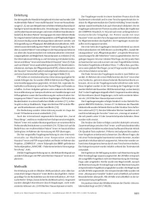 Vorschauseite 2: Haben Hausärzt*innen Erfahrungen mit Pflegestützpunkten? Eine berlinweite Fragebogenerhebung