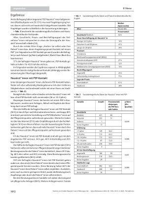 Vorschauseite 3: Haben Hausärzt*innen Erfahrungen mit Pflegestützpunkten? Eine berlinweite Fragebogenerhebung