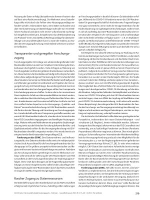 Vorschauseite 5: Das Gesundheitsdatennutzungsgesetz – Potenzial für eine bessere Forschung und Gesundheitsversorgung