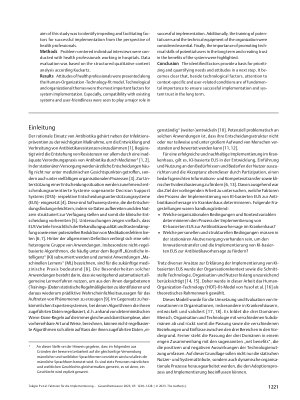 Vorschauseite 2: Faktoren für die Implementierung von KI-basierten Entscheidungsunterstützungssystemen zur Antibiotikavorhersage im Krankenhaus – eine qualitative Analyse aus der Perspektive von ä…