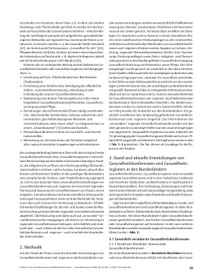 Vorschauseite 3: Der Beitrag von Gesundheitskonferenzen und Gesundheitsregionen zu regionaler Planung und Steuerung im Gesundheitswesen – ein Überblick auf Ebene der Bundesländer