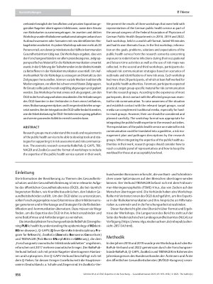 Vorschauseite 2: ÖGD-Expertise in die Forschung bringen: eine Workshop-Reihe zu vektorübertragenen und weiteren zoonotischen Erkrankungen