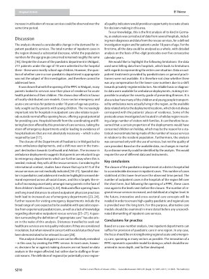 Vorschauseite 6: Auswirkungen der Schließung der pädiatrischen Abteilung eines Kreiskrankenhauses auf die regionale Versorgung – Analyse der Patientenflüsse