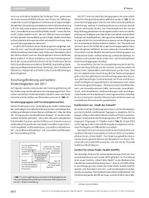 Vorschauseite 3: Forschungsförderprogramm „Stadt der Zukunft – gesunde und nachhaltige Metropolen“