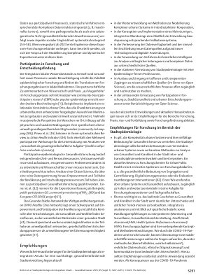 Vorschauseite 5: Stadtepidemiologie als integrativer Ansatz für eine nachhaltige, gesundheitsfördernde Stadtentwicklung