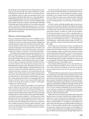 Vorschauseite 4: Mobilität und StadtGesundheit