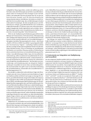 Vorschauseite 4: Stadtplanung, urbane Initiativen und Gesundheit