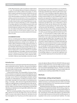 Vorschauseite 2: Estimation of Influenza Vaccine Effectiveness using Secondary Data: A Cohort Study and Propensity Score-Matched Analysis of Claims Data from Baden-Wuerttemberg