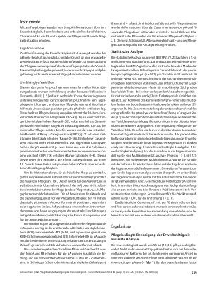 Vorschauseite 3: Pflegebedingte Beendigung der Erwerbstätigkeit pflegender Angehöriger: Identifikation eines Risikoprofils