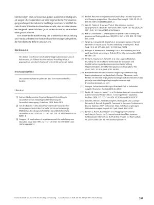 Vorschauseite 4: Ein Vorschlag zur Förderung der ärztlichen Weiterbildung im Kontext einer reformierten Krankenhausfinanzierung