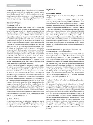 Vorschauseite 4: Vereinbarkeit von Erwerbstätigkeit und häuslicher Pflege: Einflussfaktoren auf eine pflegebedingte Erwerbstätigkeitsreduktion und arbeitsbezogene Wünsche pflegender Angehöriger