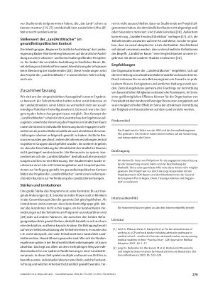 Vorschauseite 6: Wege aufs Land – Wie Medizinstudierende für die Tätigkeit im ländlichen Raum gewonnen werden