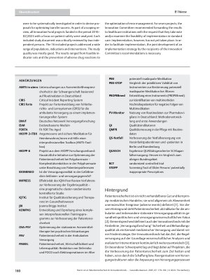 Vorschauseite 2: Patientensicherheit im Innovationsfonds – Charakterisierung, Resultate und Bewertung abgeschlossener Projekte: Ergebnisse eines Scoping Reviews
