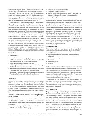Vorschauseite 3: Patientensicherheit im Innovationsfonds – Charakterisierung, Resultate und Bewertung abgeschlossener Projekte: Ergebnisse eines Scoping Reviews