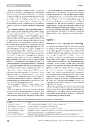 Vorschauseite 4: Die Etablierung des Wahlfachs „Öffentliches Gesundheitswesen“ im Praktischen Jahr für Medizinstudierende der Universitätsmedizin Göttingen – Ergebnisse aus dem UNITE-Projekt