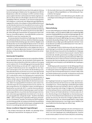 Vorschauseite 3: Die zukünftige Sicherstellung der hausärztlichen Versorgung aus kommunaler Perspektive