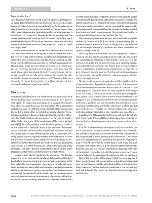 Vorschauseite 6: Implementation of a telemedical urgency assessment procedure in the pediatric emergency room: evaluation results