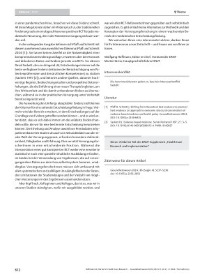 Vorschauseite 2: Health Care Research & Implementation