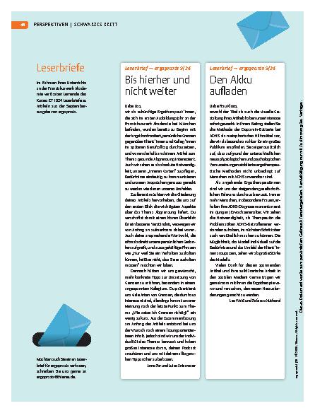 Vorschauseite 3: Schwarzes Brett