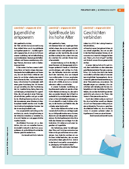 Vorschauseite 4: Schwarzes Brett