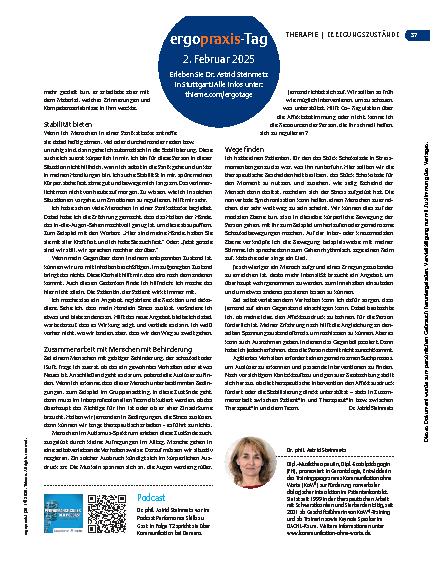 Vorschauseite 4: Die Balance wiederfinden – Agitiertes Verhalten
