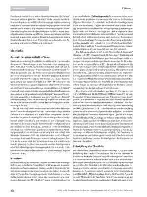 Vorschauseite 3: Entwicklung einer Checkliste zur Patient*innenbeteiligung in der Forschung – Eine qualitative Studie innerhalb eines Graduiertenkollegs zum Thema Depression