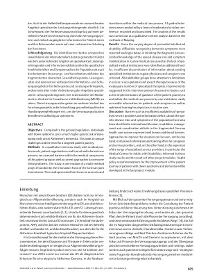 Vorschauseite 2: Patient Journey von Menschen mit Down-Syndrom und Demenz: Zugang zur und Schnittstellen in der medizinischen Versorgung – eine qualitative Analyse