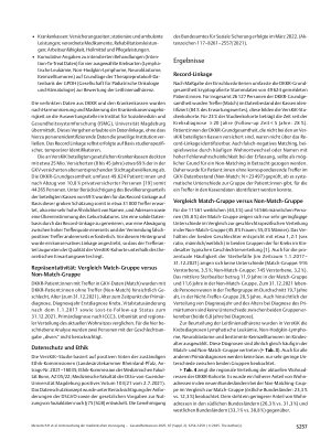 Vorschauseite 4: Bildung einer Kohorte zur Untersuchung der medizinischen Versorgung nach einer Krebserkrankung im Kindesoder Jugendalter (VersKiK-Kohorte) mittels Record-Linkage zwischen Deutsche…