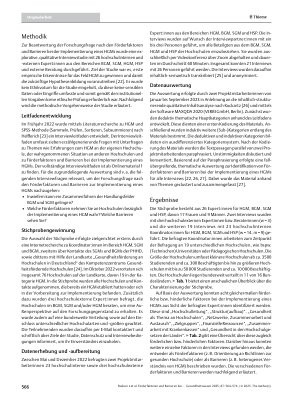 Vorschauseite 3: Förderfaktoren und Barrieren bei der Implementierung eines Hochschulischen Gesundheitsmanagements – Eine qualitative Studie