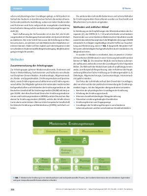 Vorschauseite 3: Ernährungsmedizin im Studium der Humanmedizin – Mustercurriculum
