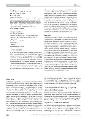 Vorschauseite 2: Relevanz der digitalen Gesundheitskompetenz (dGK) für Versorgungsforschung und -praxis – Teil I