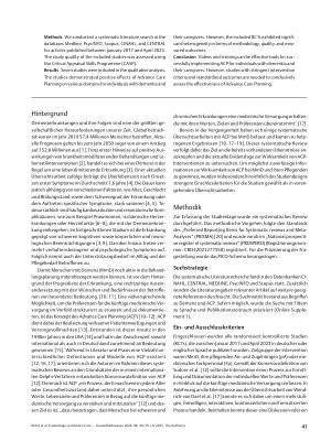 Vorschauseite 2: Evidenzlage zu Advance Care Planning bei Menschen mit Demenz – Ein systematisches Review (2017 – 2023)