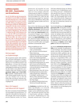 Vorschauseite 1: Leitlinien-Update ERC 2025 – Reanimation von Erwachsenen