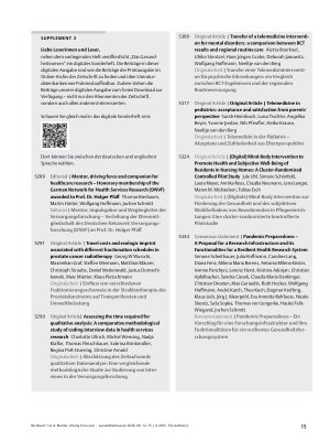 Vorschauseite 3: Mentor, driving force and companion for healthcare research