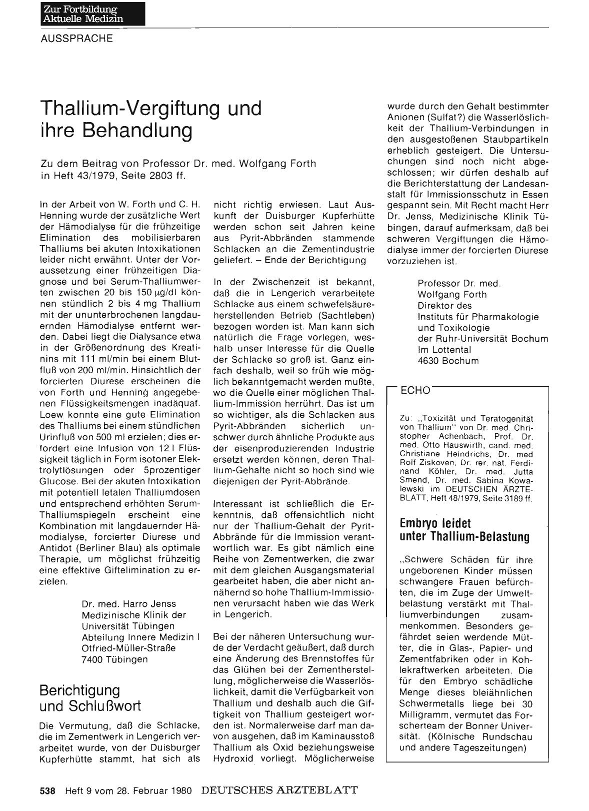 Vorschauseite 1: Berichtigung und Schlußwort
