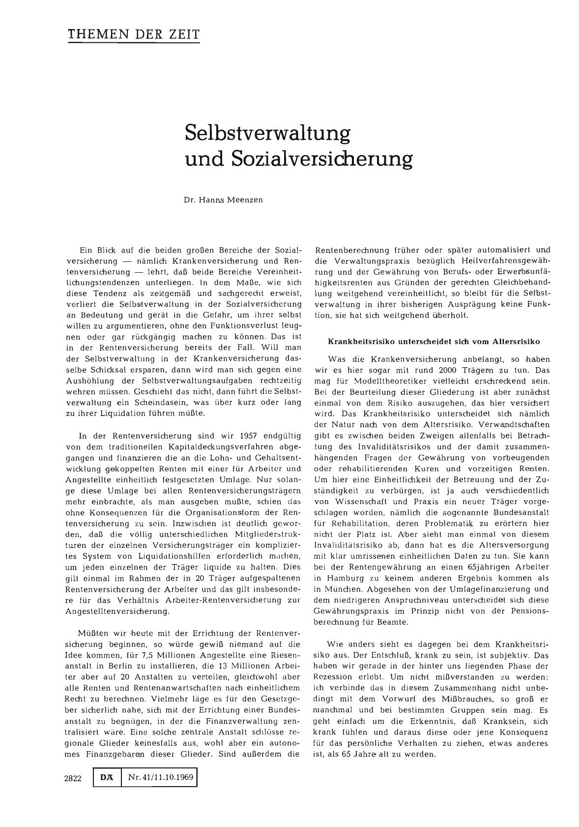 Vorschauseite 1: Selbstverwaltung und Sozialversicherung