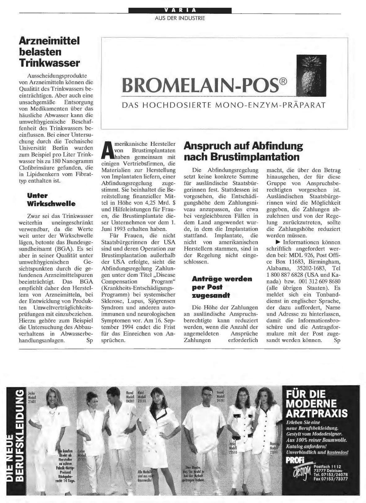 Vorschauseite 1: Anspruch auf Abfindung nach Brustimplantation