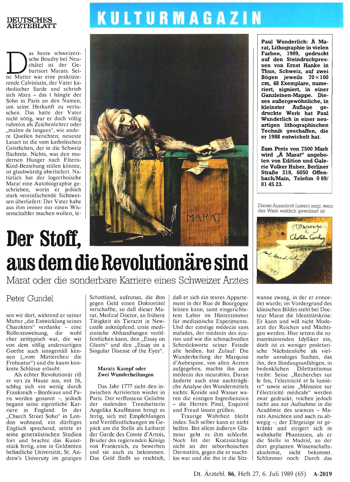 Vorschauseite 1: Der Stoff, aus dem die Revolutionäre sind