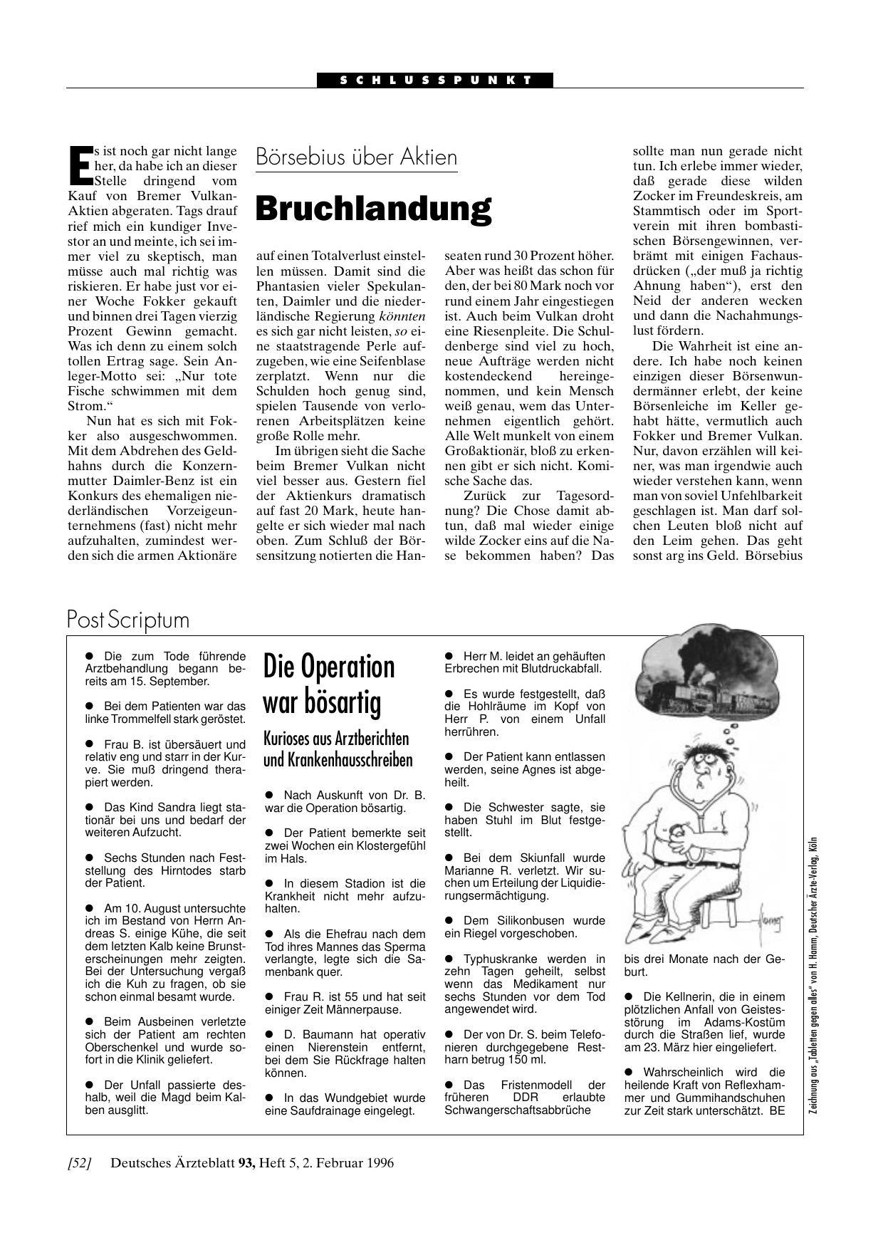 Vorschauseite 1: Die Operation war bösartig: Kurioses aus Arztberichten und Krankenhausschreiben