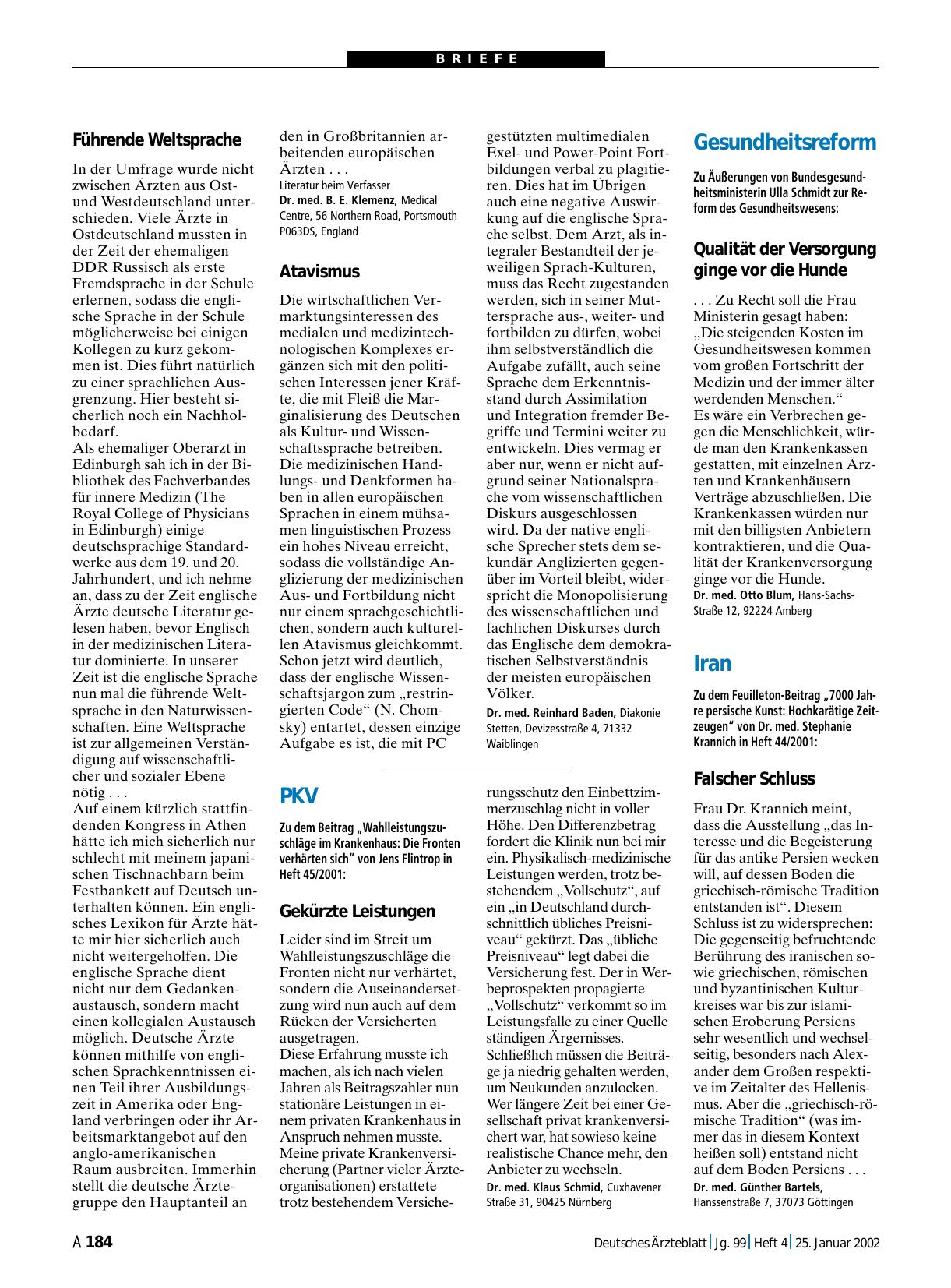 Vorschauseite 1: Englisch: Atavismus