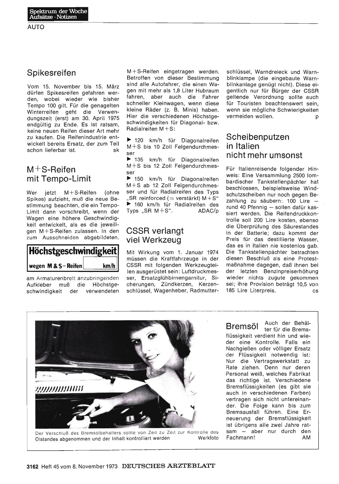 Vorschauseite 1: CSSR verlangt viel Werkzeug