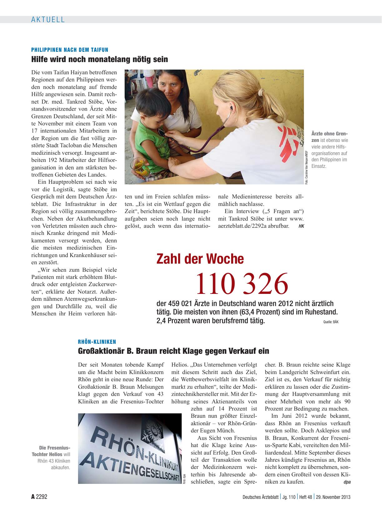 Vorschauseite 1: Rhön-Kliniken: Großaktionär B. Braun reicht Klage gegen Verkauf ein