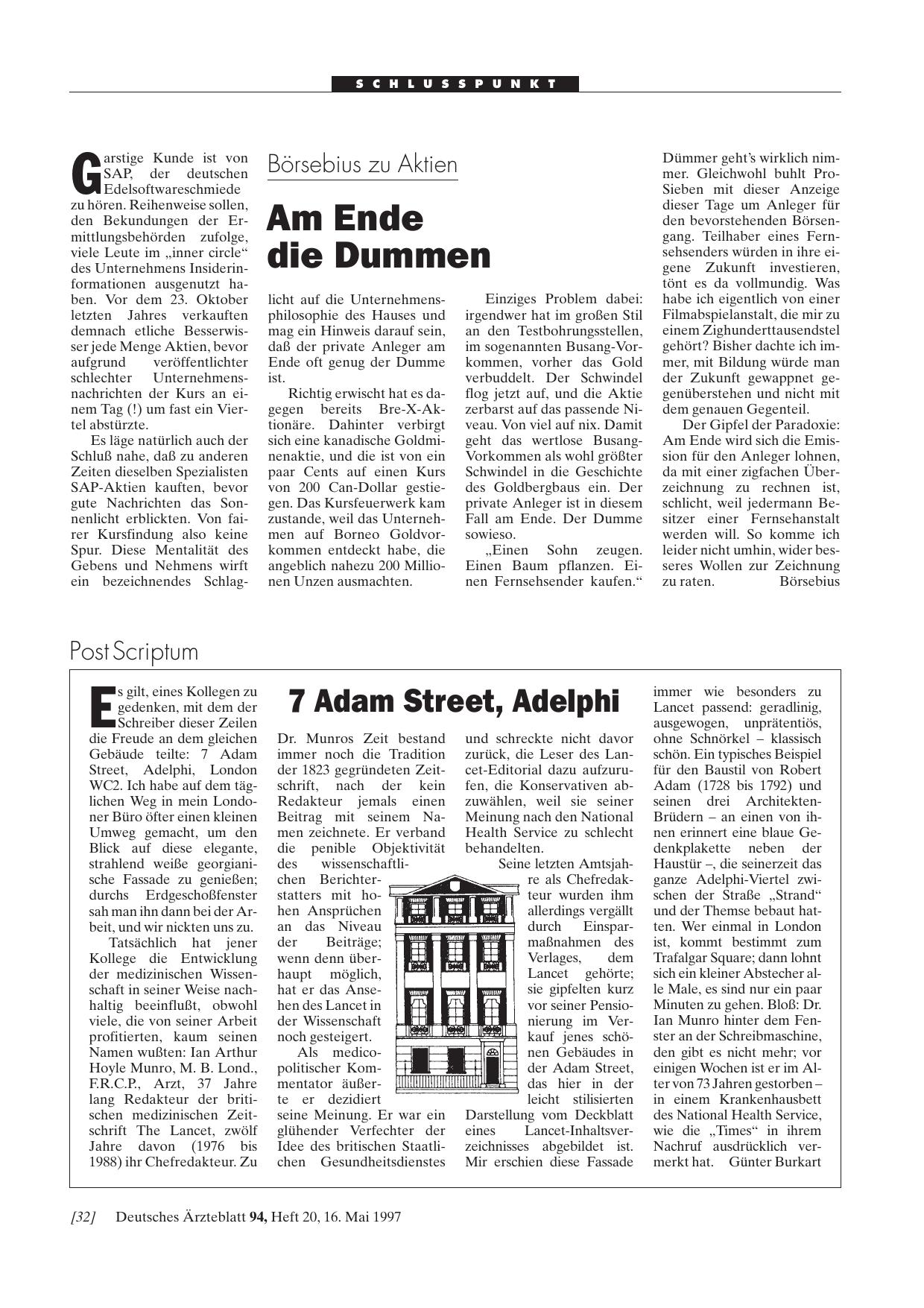 Vorschauseite 1: Börsebius zu Aktien: Am Ende die Dummen