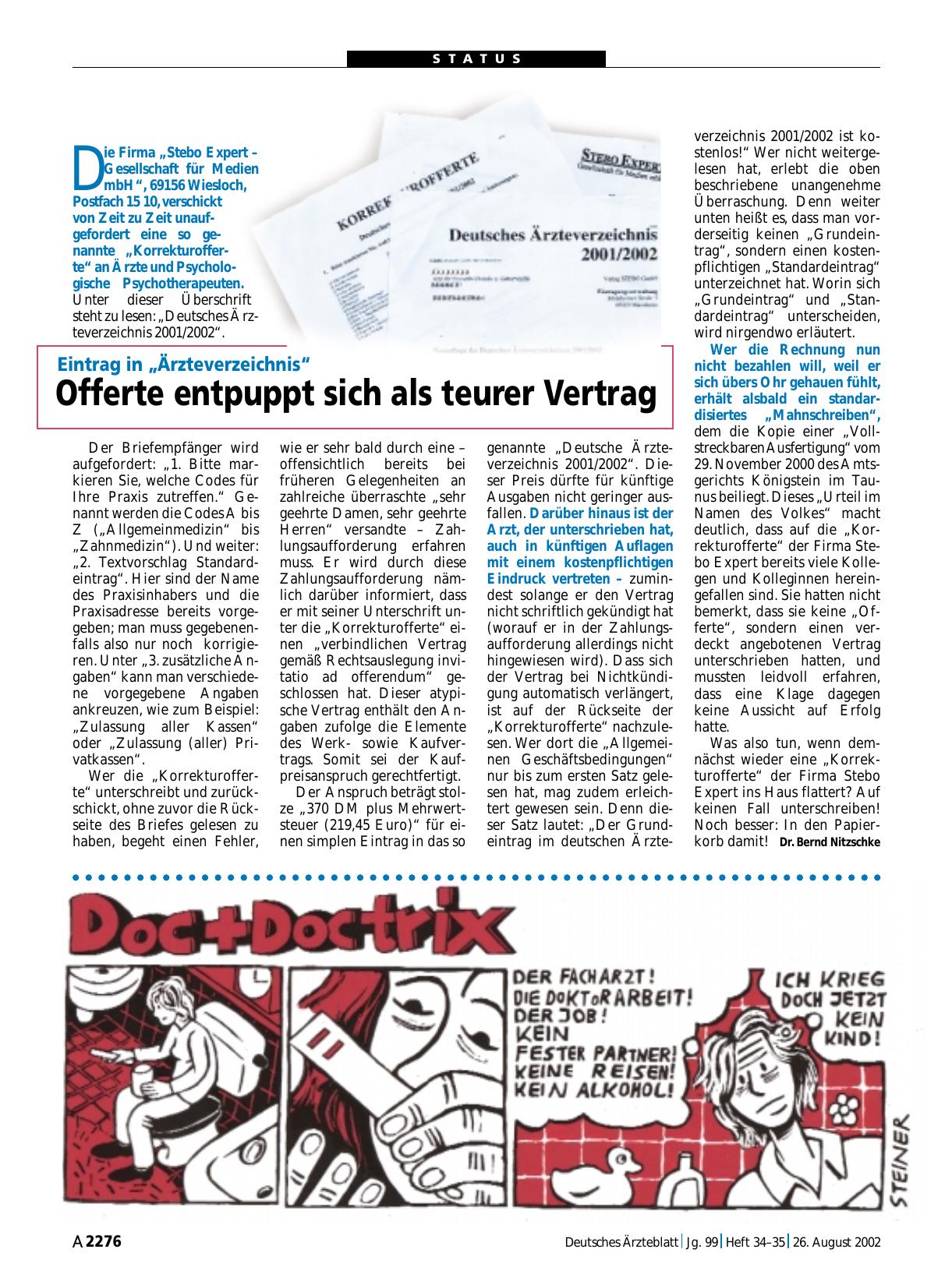 Vorschauseite 1: Doc + Doctrix