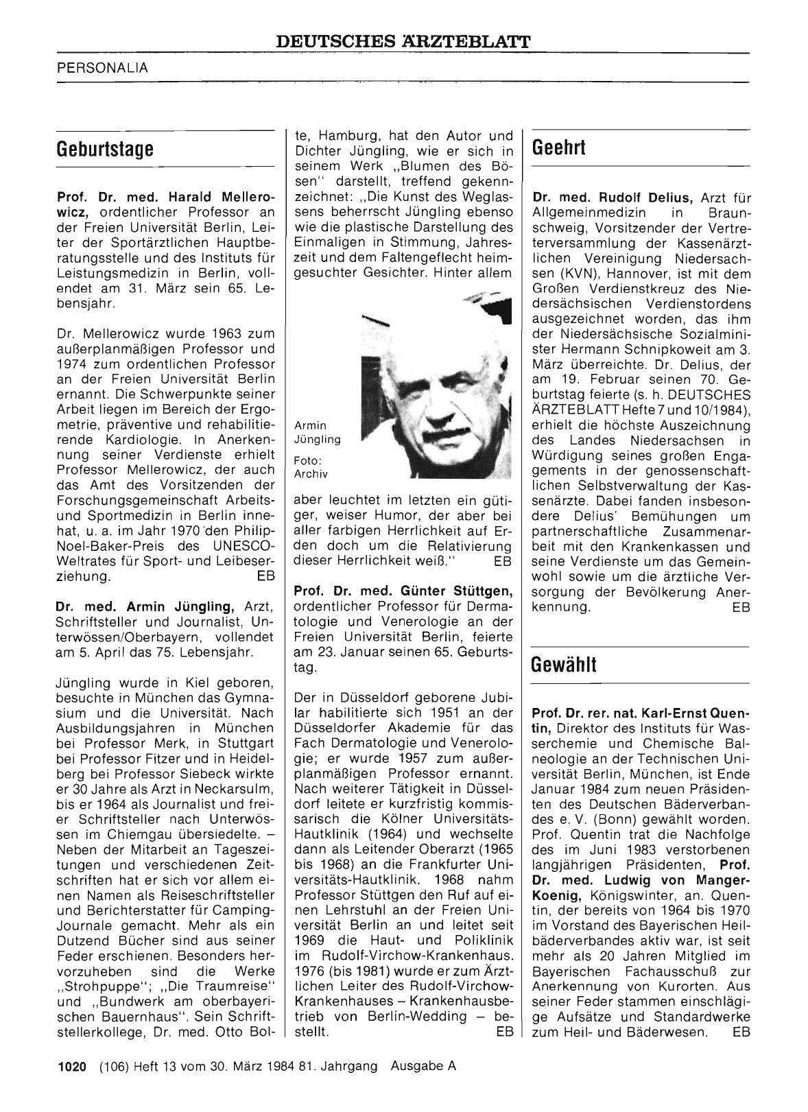 Vorschauseite 1: Geburtstage